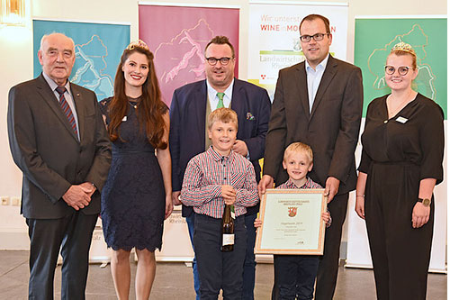 2019・Siegerwein Auszeichnung im Kurfürstlichen Schloss zu Mainz